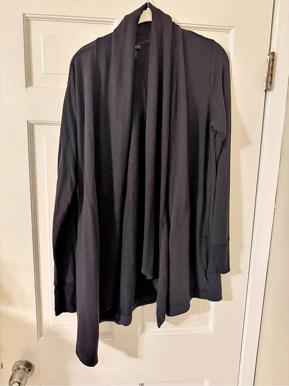 Athleta Pranayama Wrap Cardigan Black Size Small